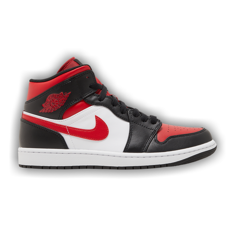 Buy Air Jordan 1 Mid 'Bred Toe' - 554724 079 | GOAT