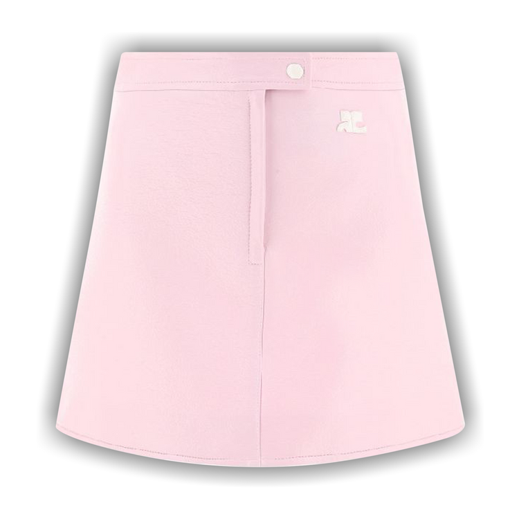 Buy Courrèges Vinyl Mini Skirt 'Light Pink