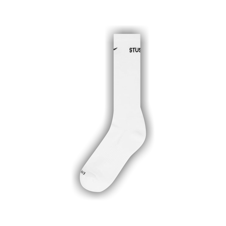 Buy Nike x Stussy Dri FIT Crew Socks 'White' - DH6155 100 | GOAT