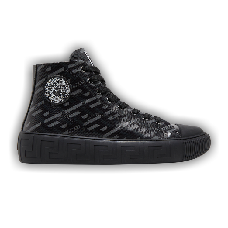 versace la greca high top sneakers