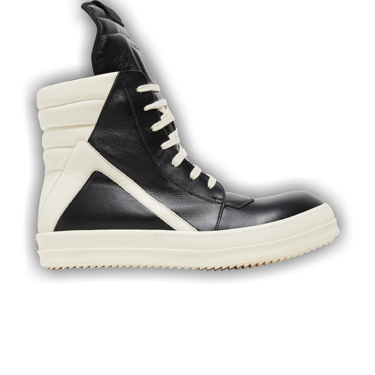 Buy Rick Owens Strobe Geobasket High 'Black Milk' - RU02B2894 LPO