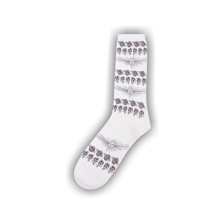 Buy Neighborhood x Dr. Woo Socks 'White' - 221KWDWN UWM01