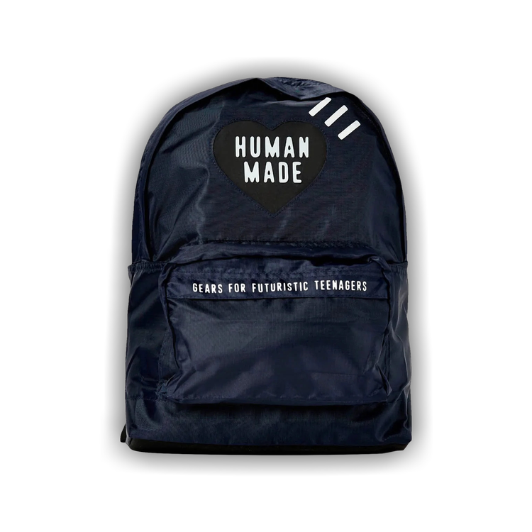 Buy Human Made Nylon Ripstop Heart Backpack 'Navy 