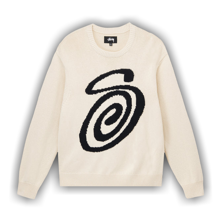 Stüssy Curly S Sweatshirt グレースウェット 1027050_00.png.png