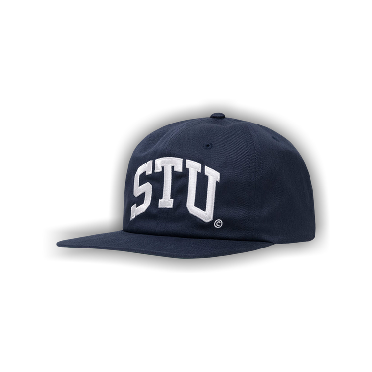Buy Stussy Stu Arch Strapback Cap 'Navy' - 1311066 NAVY | GOAT