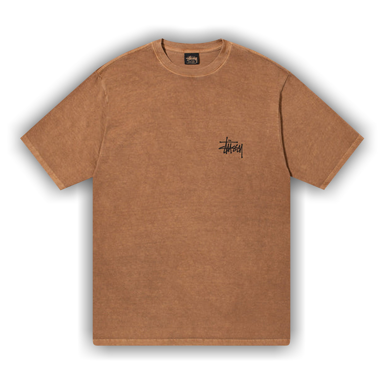 Buy Stussy Solo S Pigment Dyed Tee 'Almond' - 1904833 ALMO | GOAT