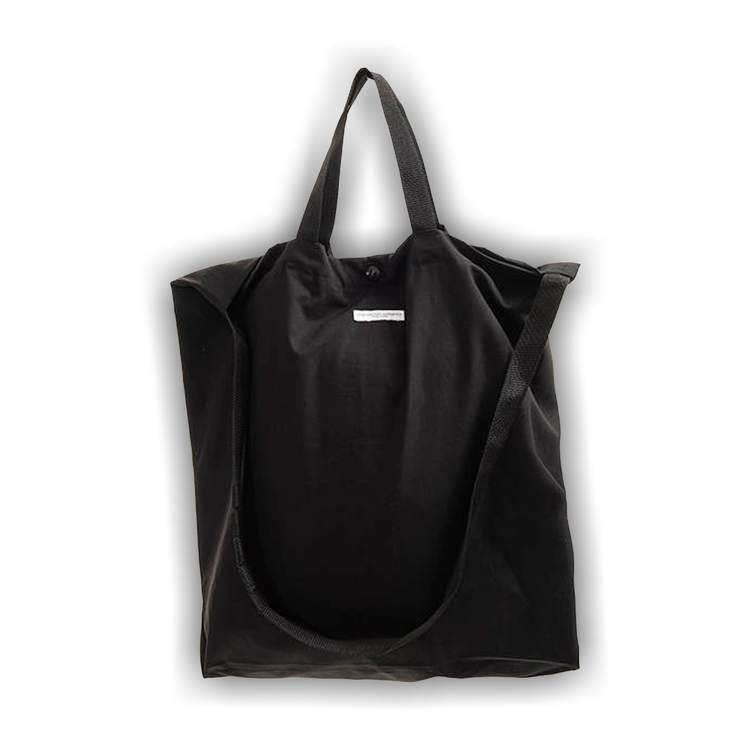 Extra-Large Tasman Tote in Cotton Ecru/black