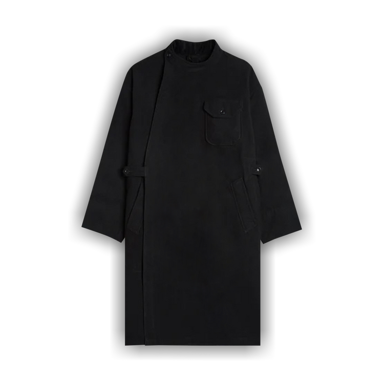 Buy Engineered Garments Polyester Fake Melton MG Coat 'Black