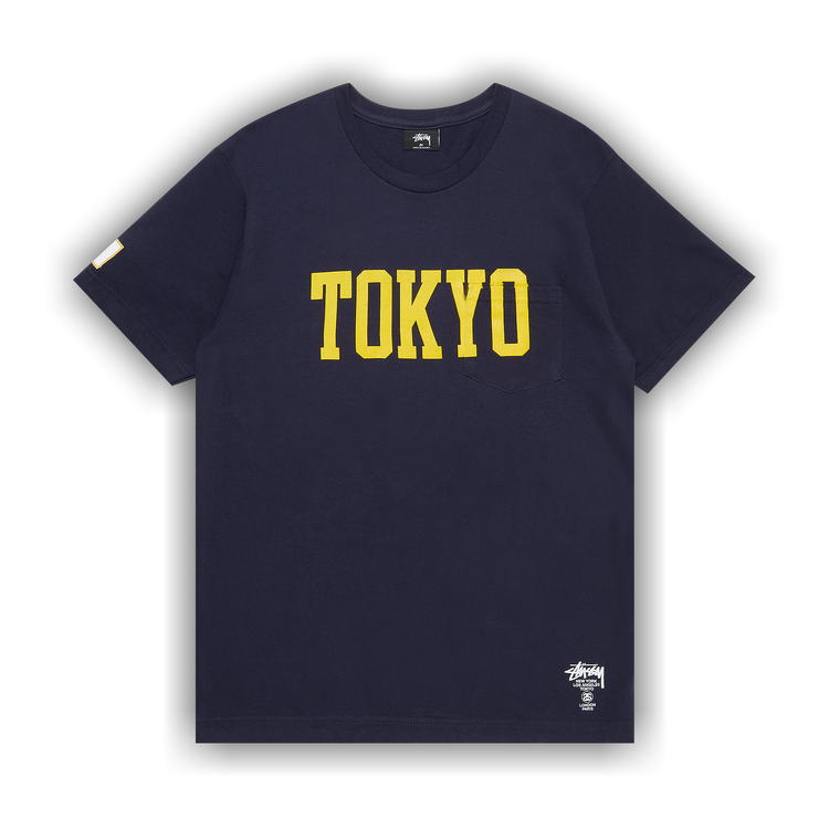 Buy Stussy Tokyo IST Pocket Tee 'Navy' - 1943610 NAVY | GOAT