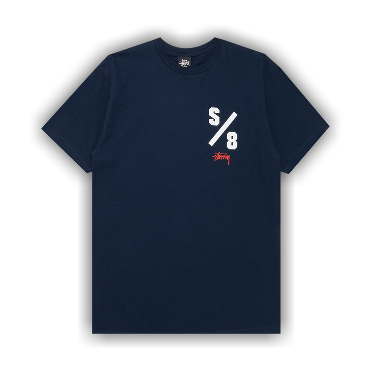 Buy Stussy S/8 Tee 'Navy' - 1902780 NAVY | GOAT