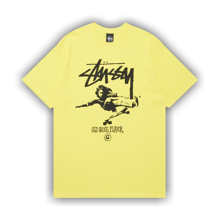 Buy Stussy Stock Skater Tee 'Yellow' - 1902789 YELL | GOAT