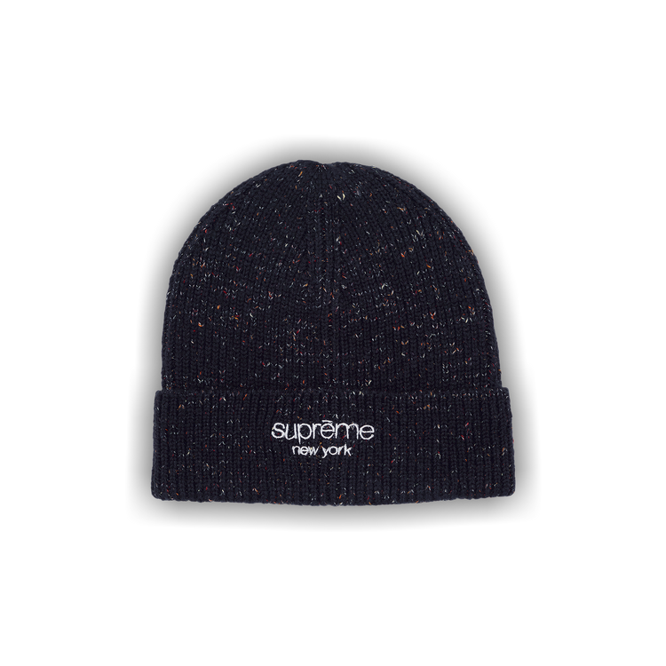 Supreme Rainbow Speckle Beanie 'Navy'