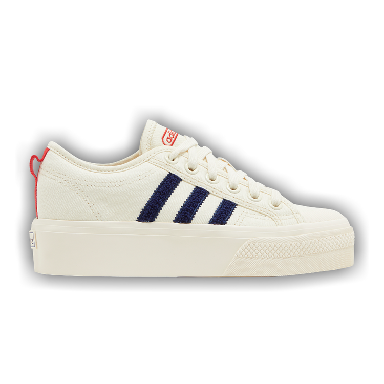 Buy Wmns Nizza Platform Cream White Night Sky HQ1481 GOAT CA