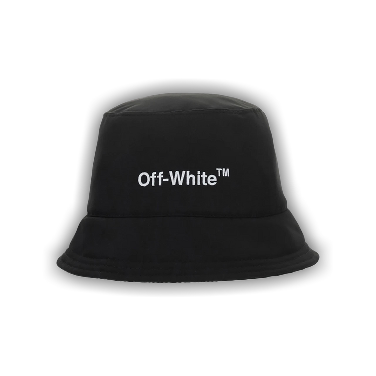 ハット Off-White 'Bookish' bucket hat (OWLB021C99FAB0051001 1001) 23540555_54397221_600.jpg