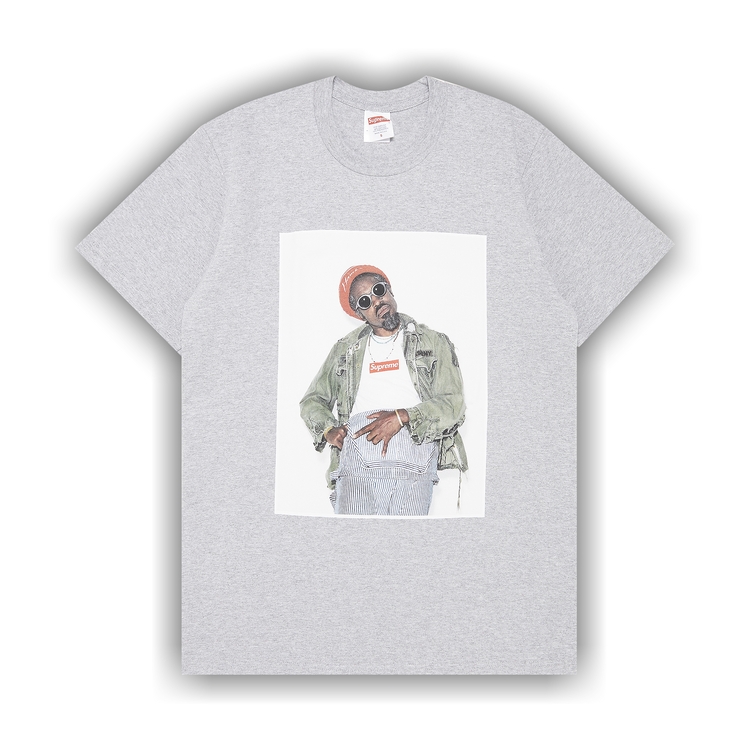 Buy Supreme André 3000 Tee 'Heather Grey' - FW22T51 HEATHER