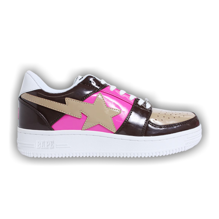 Buy Bapesta Low 'Brown Pink' - 001FWD801001X BRW | GOAT