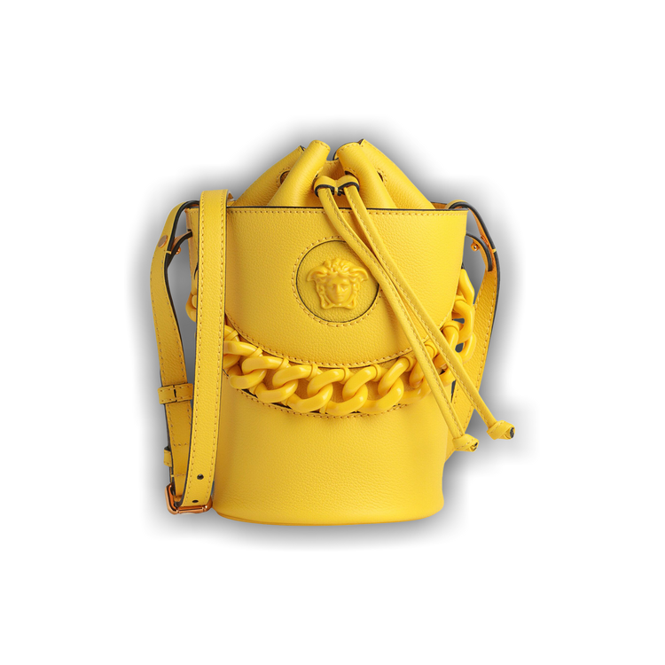 Buy Versace La Medusa Bucket Bag 'Yellow' - 1004247 DVIT2T 1Y70V