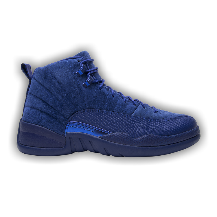 Air Jordan 12 XII Retro (GS) Hornets Blue Cap - Metallic Silver - Da 