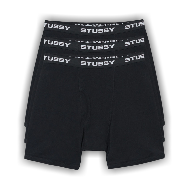 Buy Stussy Boxer Briefs (3 Pack) 'Grey Heather' - 112251