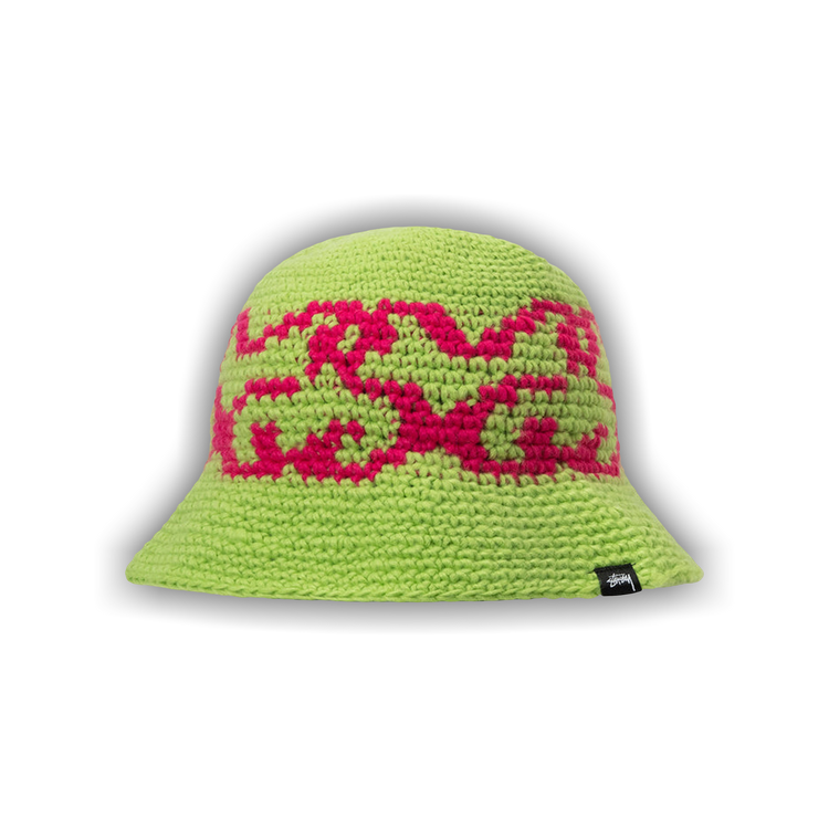 Buy Stussy SS Knit Bucket Hat 'Lime' - 1321125 LIME | GOAT