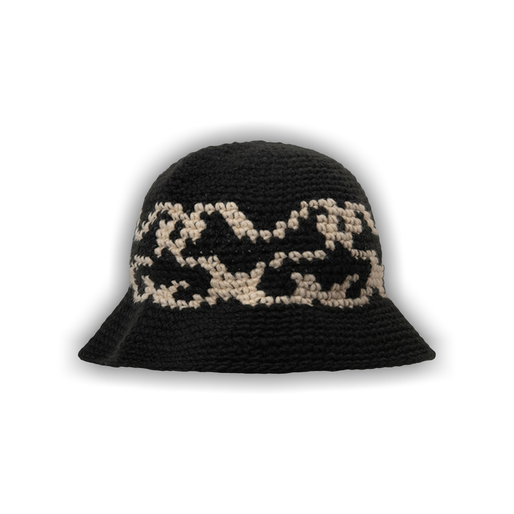 Buy Stussy SS Knit Bucket Hat 'Black' - 1321125 BLAC | GOAT