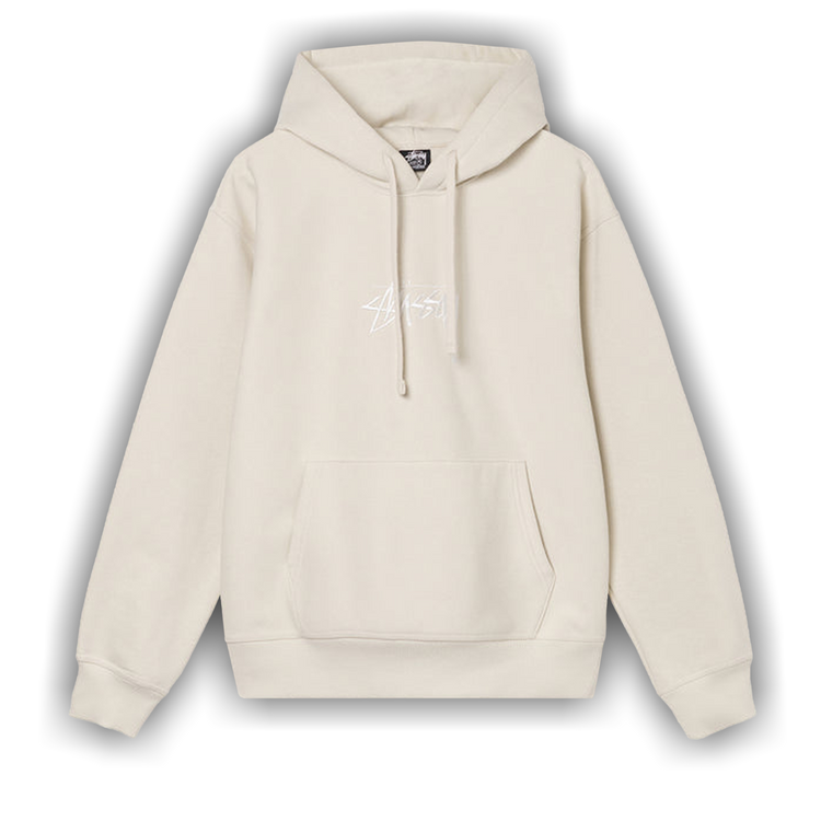 Buy Stussy Stock Appliqué Hoodie 'Putty' - 118475 PUTT | GOAT