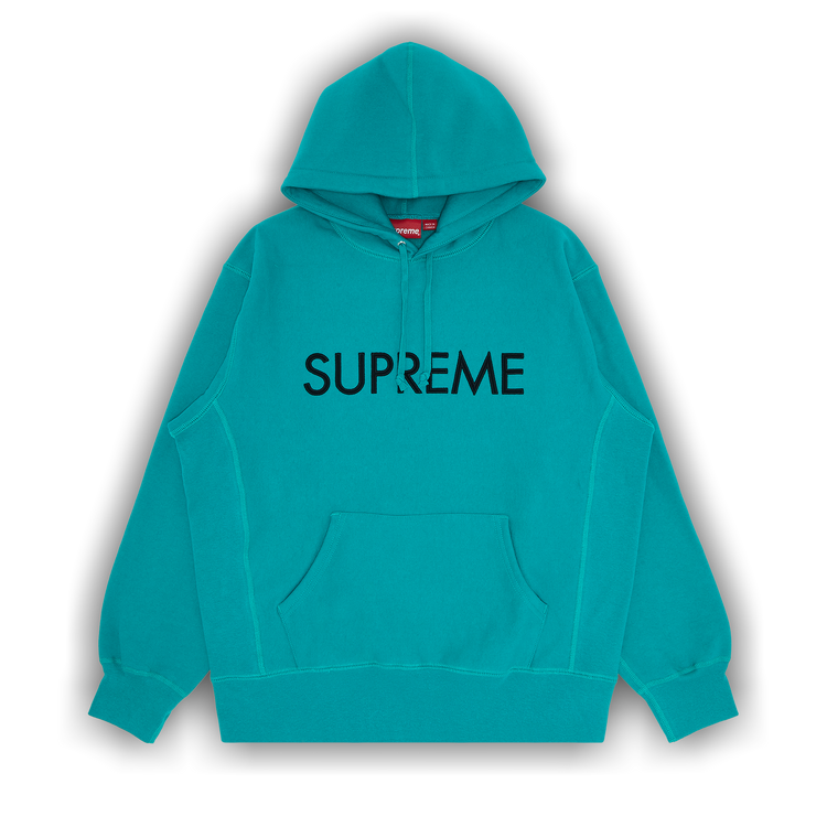 Supreme lee hooded shop sweatshirt dark aqua