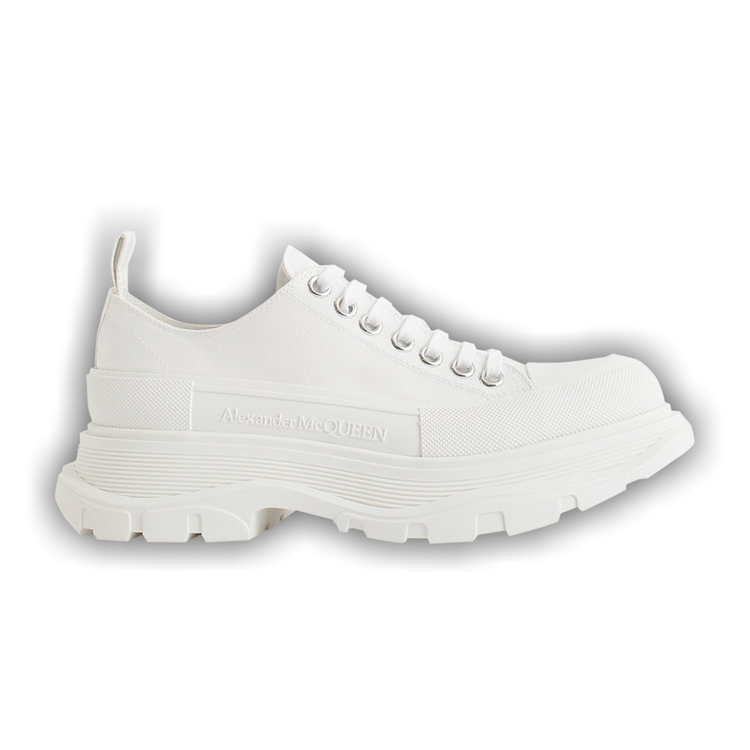 スニーカー ALEXANDER MCQUEEN tread slick sneakers 697072 W4MV2 Buy Alexander McQueen Wmns Tread Slick Lace Up 'Triple Black