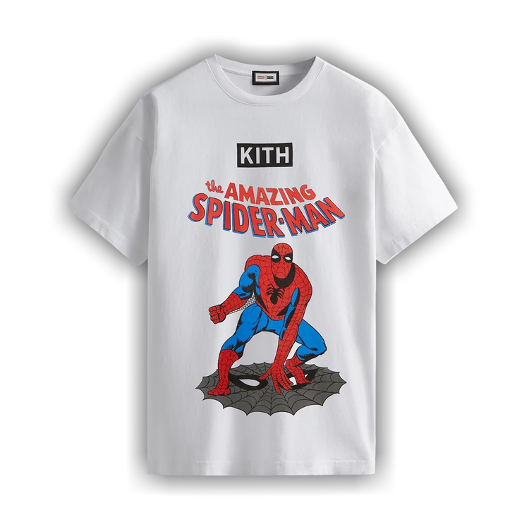 Buy Kith For Spider-Man Allies Vintage Tee 'White' - KHM030609 101