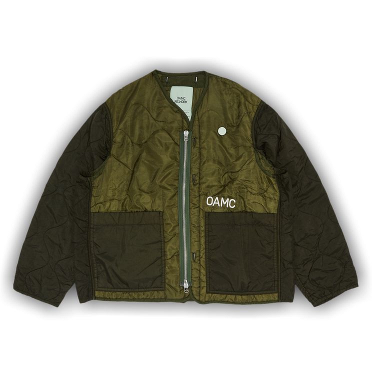 Buy OAMC Woven Re Work Zipped Liner 'Sea Green' - 22A28OAX08