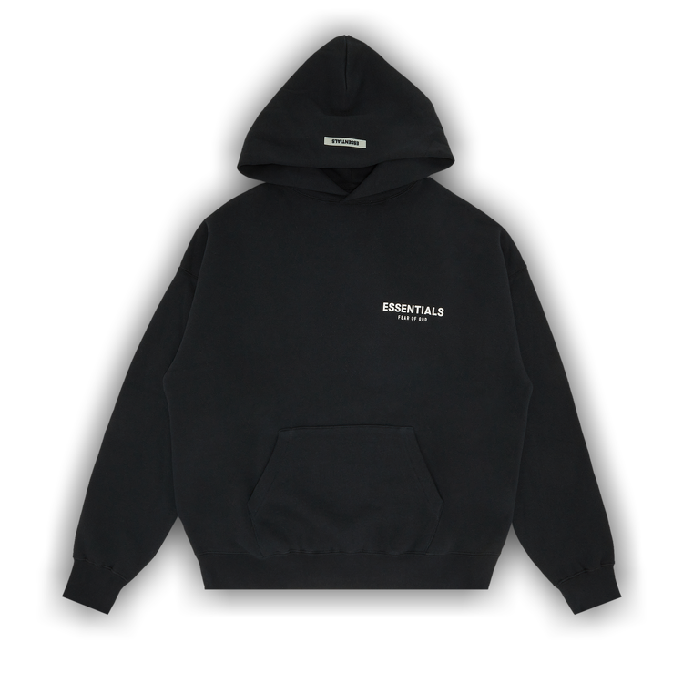 Buy Fear of God Essentials Photo Pullover Hoodie 'Black' - 0192