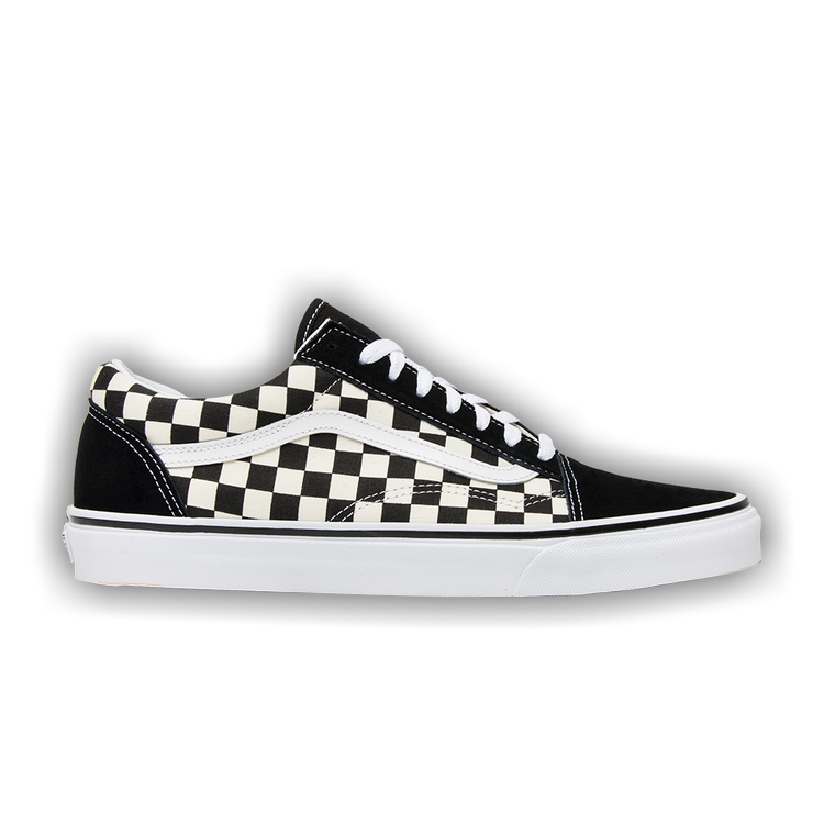 Vans Old Skool Checkerboard White/Black - VNOA38G127K