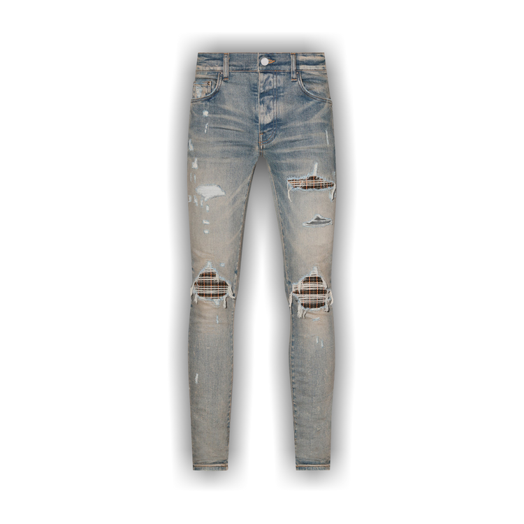Buy Amiri MX1 Neon Plaid 'Clay Indigo' - PF22MDS082 408 CLAY | GOAT