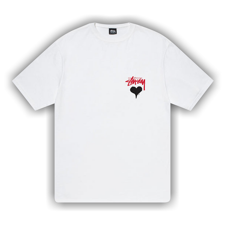 Buy Stussy Stock Heart Tee 'White' - 1904922 WHIT | GOAT Buy Stussy Stock Heart Tee 'White' - 1904922 WHIT | GOAT