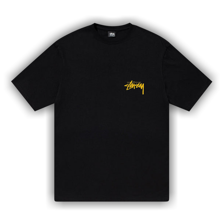 ★韓国の人気★【STUSSY】★WINGSPAN TEE★BLACK★ Stussy Wingspan Tee Black Men's - SS24 - US