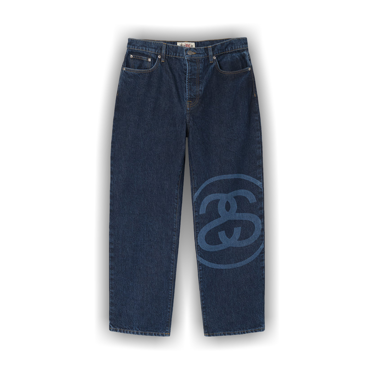 Buy Stussy SS-Link Big Ol' Jeans 'One Wash' - 116593 ONE | GOAT