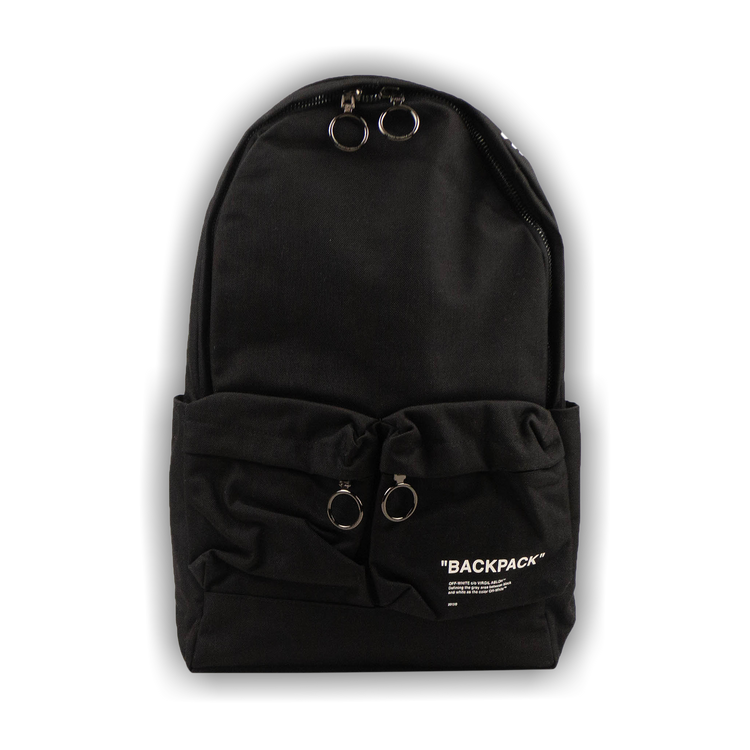Buy Off White Quote Backpack Black OMNB003E195210571001 GOAT