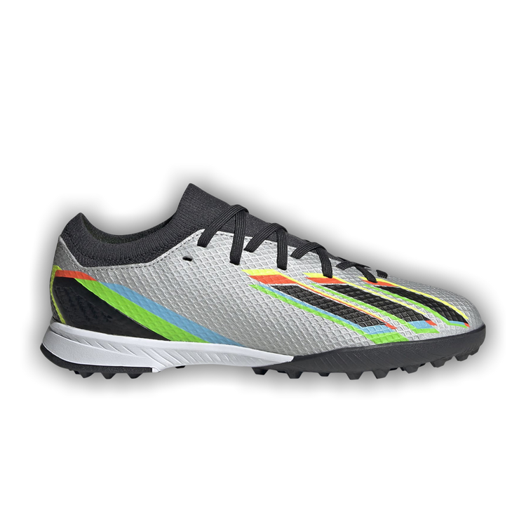 Buy Adidas X Speedportal.3 TF J 'Silver Metallic Black' - GW8491