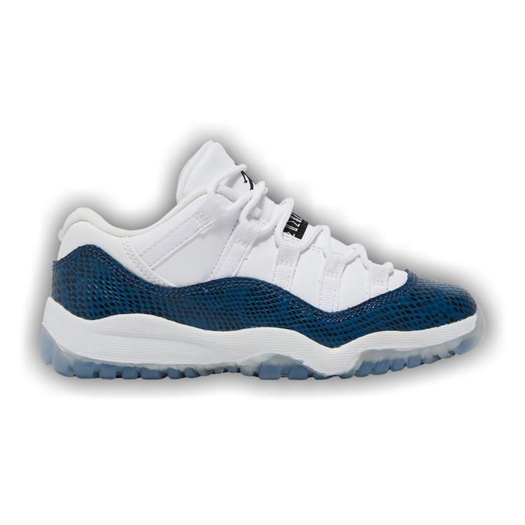 Jordan retro 11 low blue snakeskin on sale