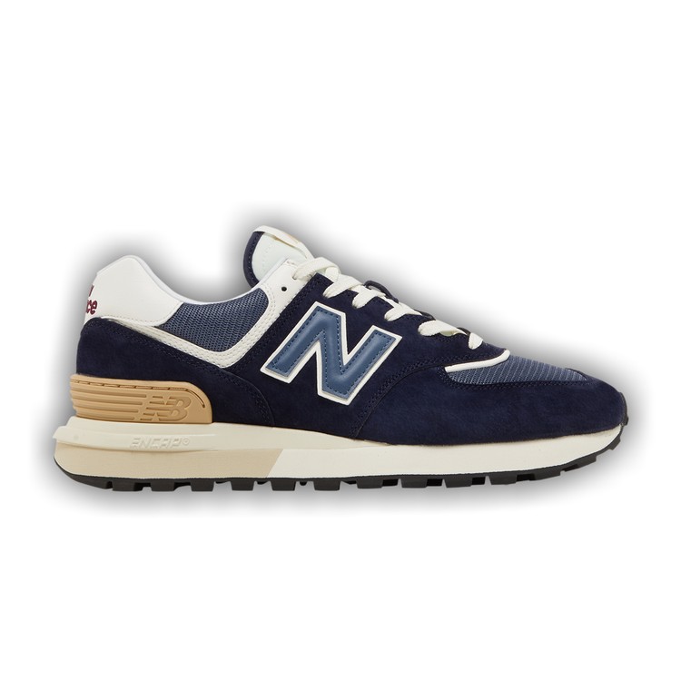 Buy 574 Legacy 'Navy Angora' - U574LGBB | GOAT