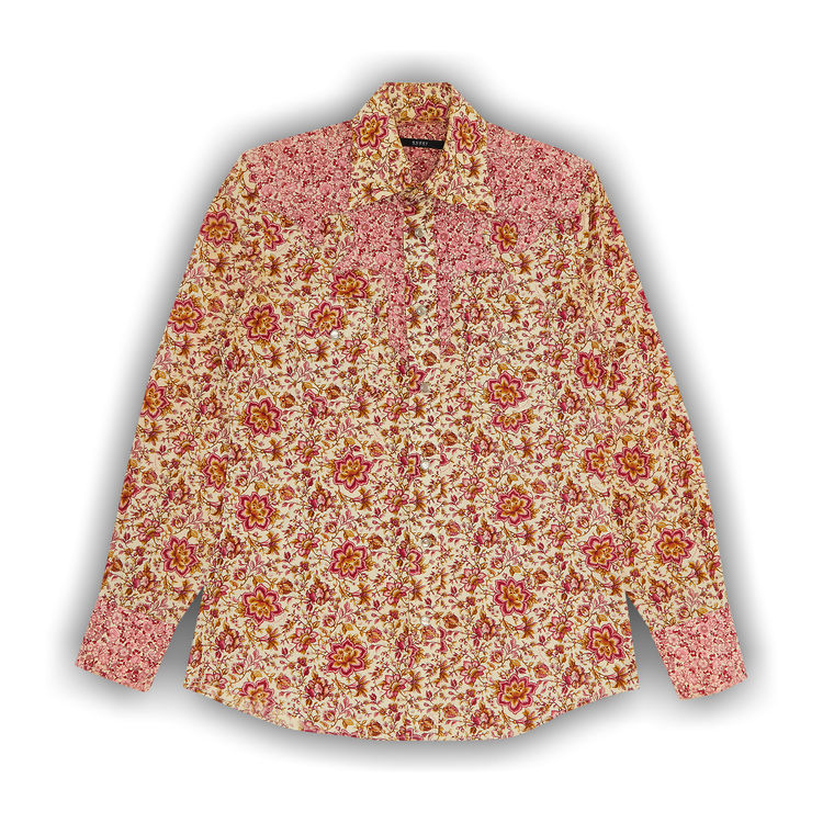 Buy Gucci By Tom Ford Floral Button Down Shirt 'Pink