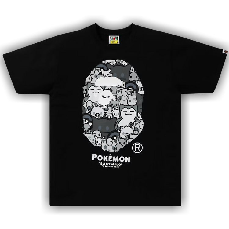 【美品】A Bathing Ape ポケモン BABY MILO Tシャツ 黒 BABY MILO BY BATHING APE TEE | bape.com