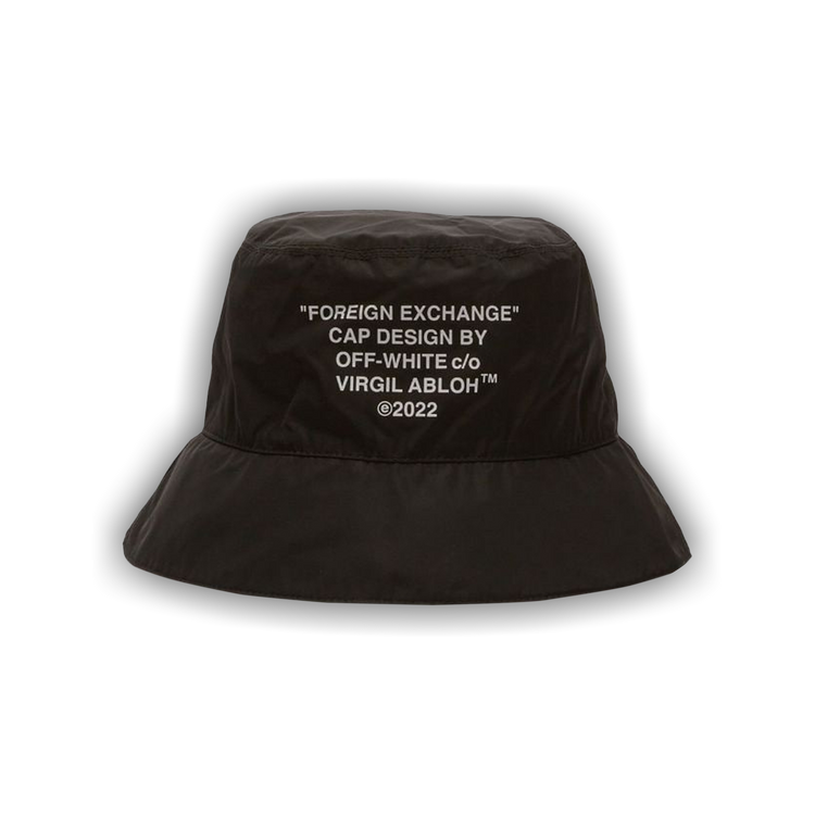 Buy Off-White Foreign Exchange Bucket Hat 'Black/White