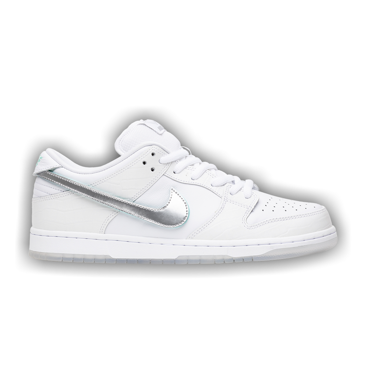 Nike sb dunk white diamond top