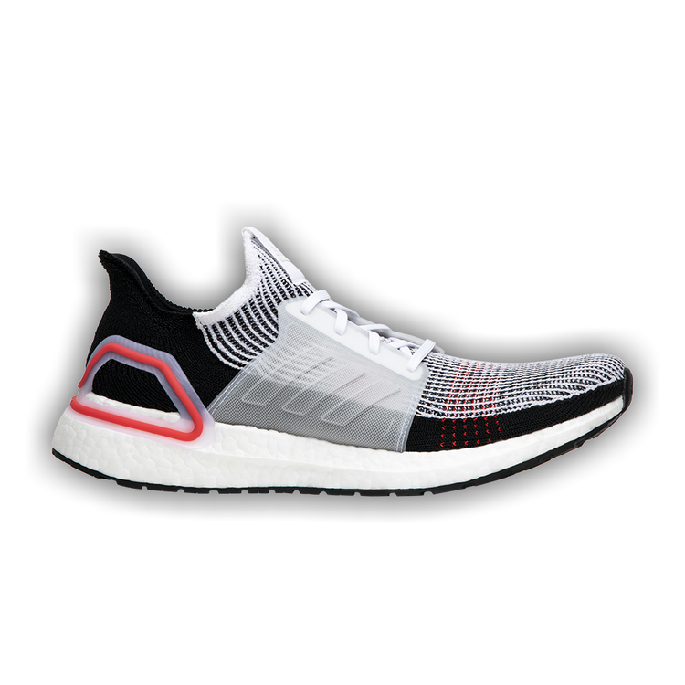 Adidas ultraboost 19 white and red clearance