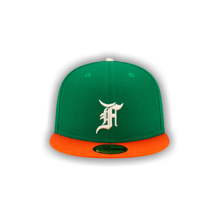 Shop New Era 59Fifty Essentials Fear of God Fitted Hat 60185368 orange