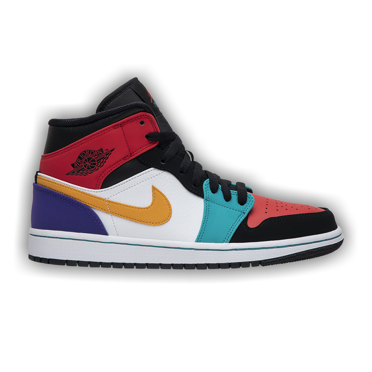 Multicolor jordan 1 mid sale