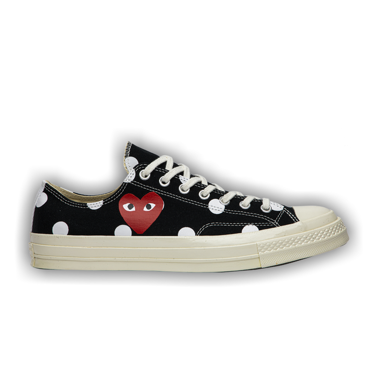 Polka dot comme des garcons converse low sales