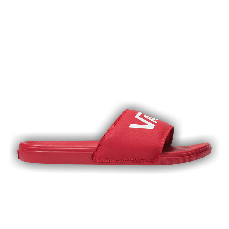Vans discount red slides