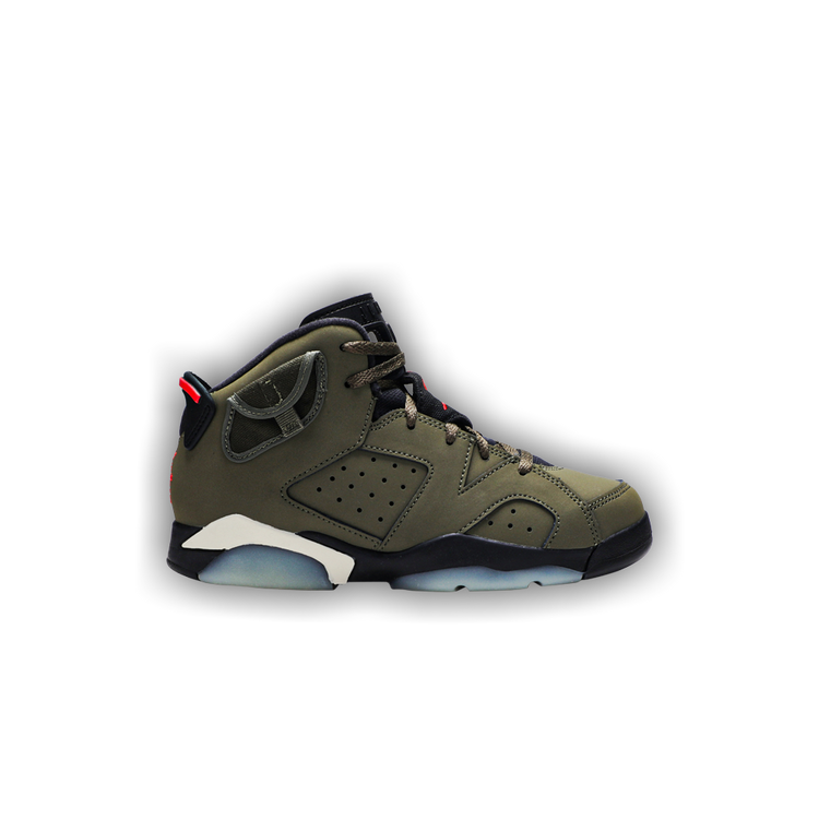 Buy Travis Scott x Air Jordan 6 Retro PS 'Olive' - CQ3565 Buy Travis Scott x Air Jordan 6 Retro PS 'Olive' - CQ3565
